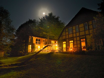 Naturhotel - Verpflegung: Frühstück - Mondaufgang in Dübbekold - BIO-Hotel Kenners LandLust