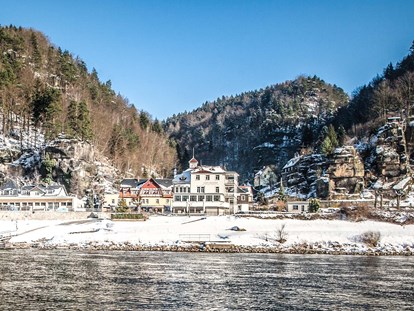 Naturhotel - Wärmerückgewinnung - Ein Wintertraum in Eis und Schnee  - Bio- & Nationalpark-Refugium Schmilka